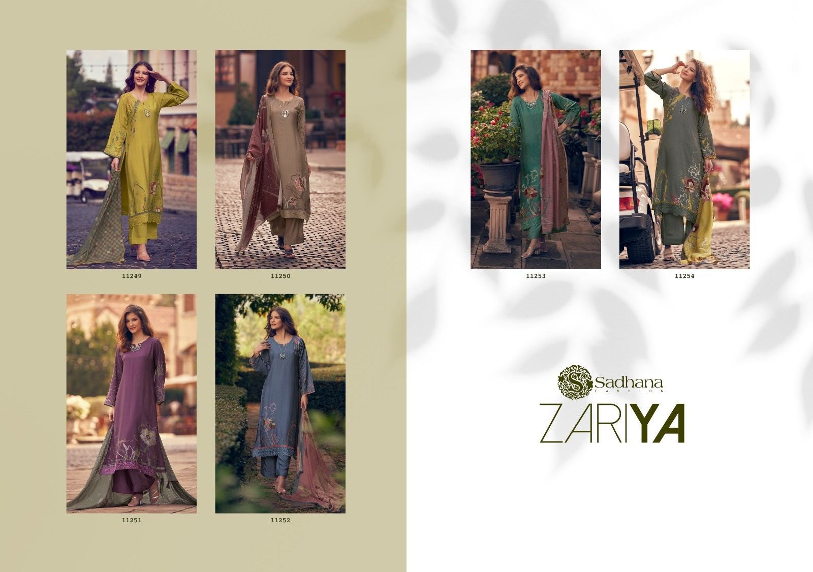 Zariya Sadhana Muslin Silk Pant Style Suits Supplier India