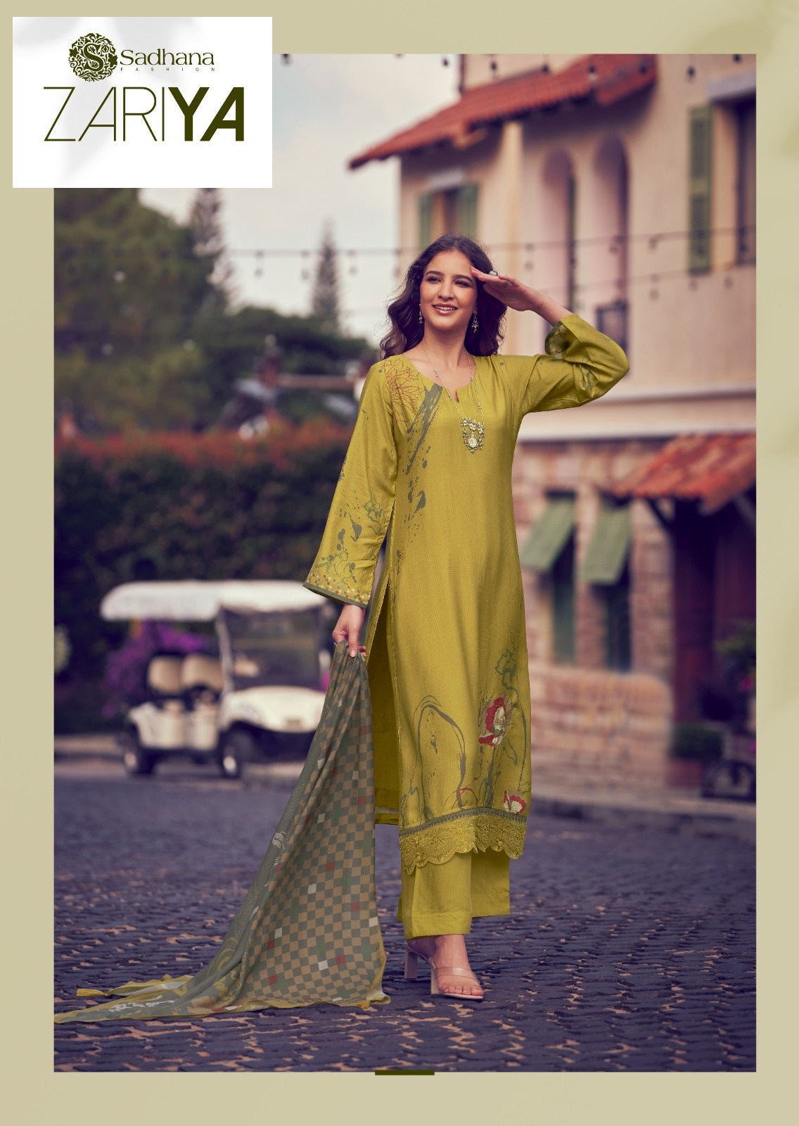 Zariya Sadhana Muslin Silk Pant Style Suits Supplier India