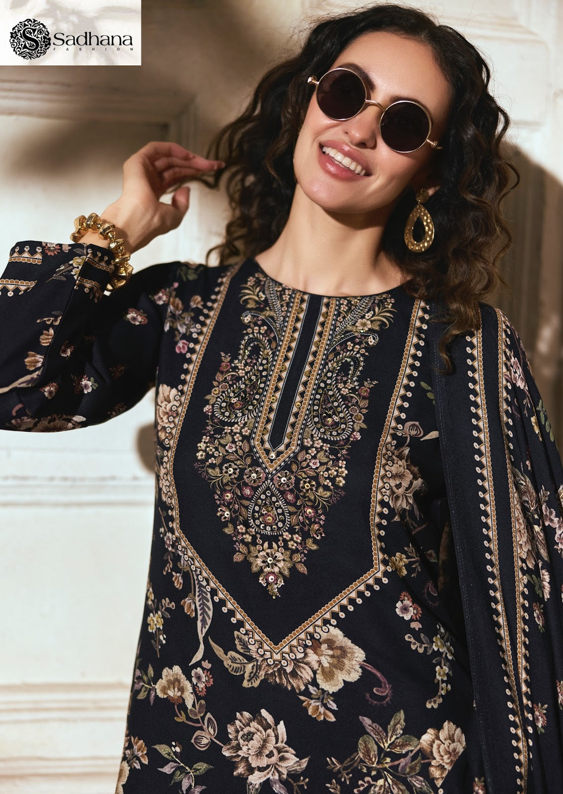 Zariya Sadhana Viscose Pashmina Suits Manufacturer India