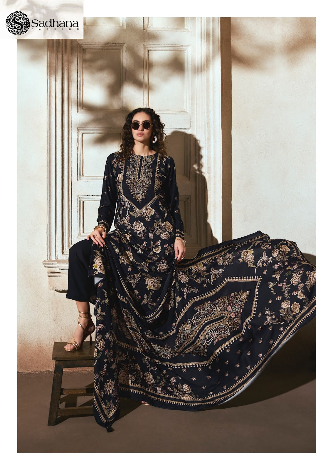 Zariya Sadhana Viscose Pashmina Suits Manufacturer India