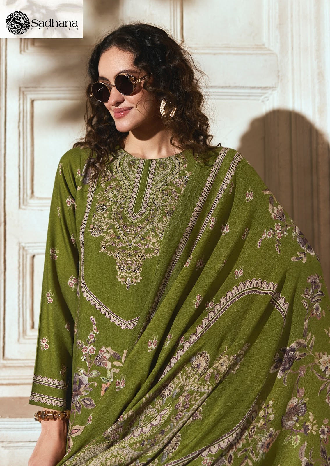 Zariya Sadhana Viscose Pashmina Suits Manufacturer India