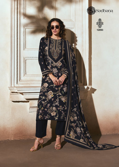 Zariya Sadhana Viscose Pashmina Suits Manufacturer India