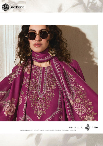 Zariya Sadhana Viscose Pashmina Suits Manufacturer India