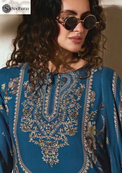 Zariya Sadhana Viscose Pashmina Suits Manufacturer India