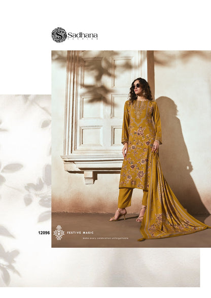 Zariya Sadhana Viscose Pashmina Suits Manufacturer India