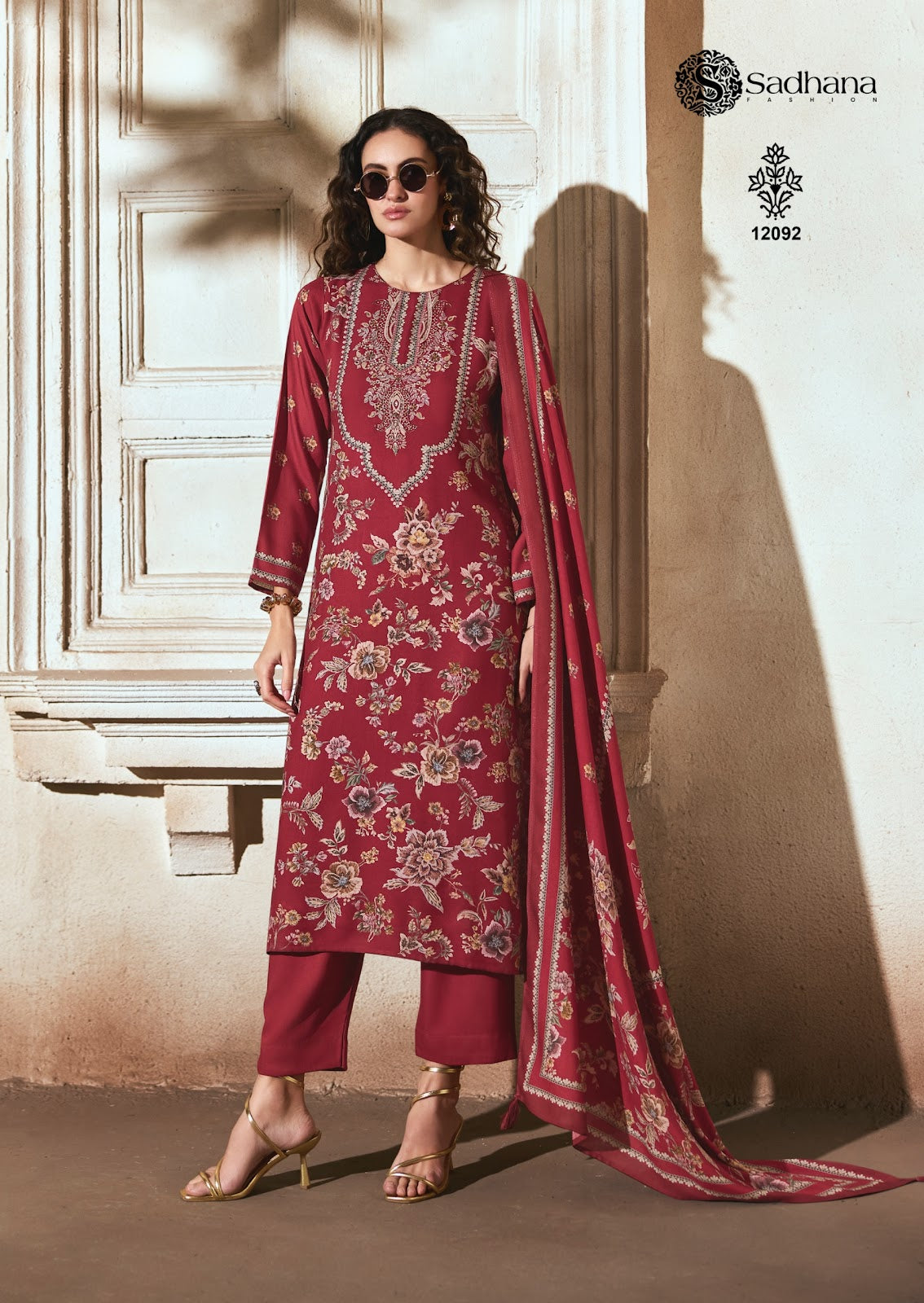 Zariya Sadhana Viscose Pashmina Suits Manufacturer India