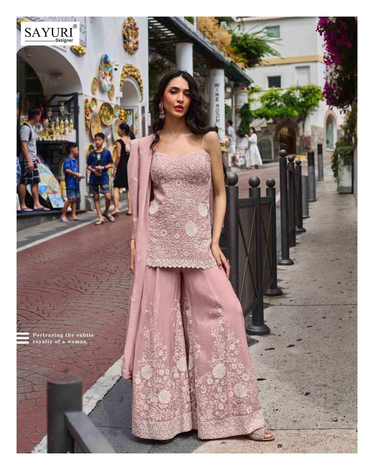 Zariya Sayuri Mul Silk Readymade Plazzo Style Suits Manufacturer Ahmedabad
