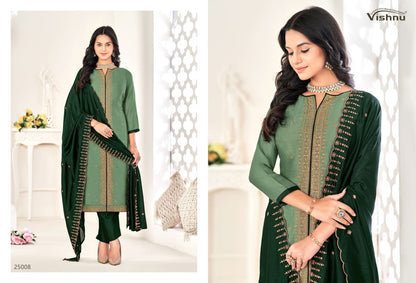 Zarkash Vishnu Impex Vichitra Silk Pant Style Suits Wholesale Price