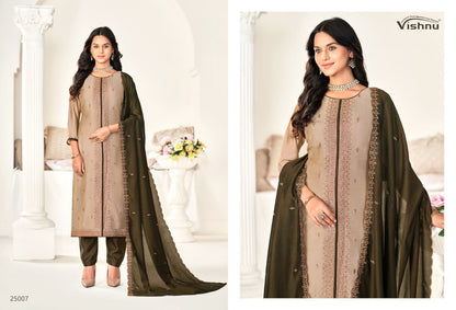 Zarkash Vishnu Impex Vichitra Silk Pant Style Suits Wholesale Price
