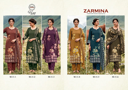 Zarmina Harshit Fashion Pure Zam Karachi Salwar Suits Wholesale Price