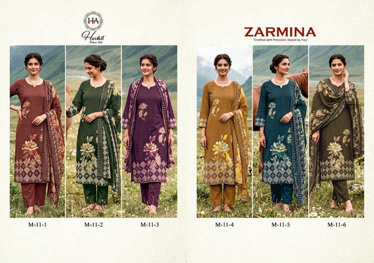 Zarmina Harshit Fashion Pure Zam Karachi Salwar Suits Wholesale Price