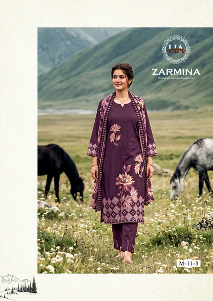 Zarmina Harshit Fashion Pure Zam Karachi Salwar Suits Wholesale Price