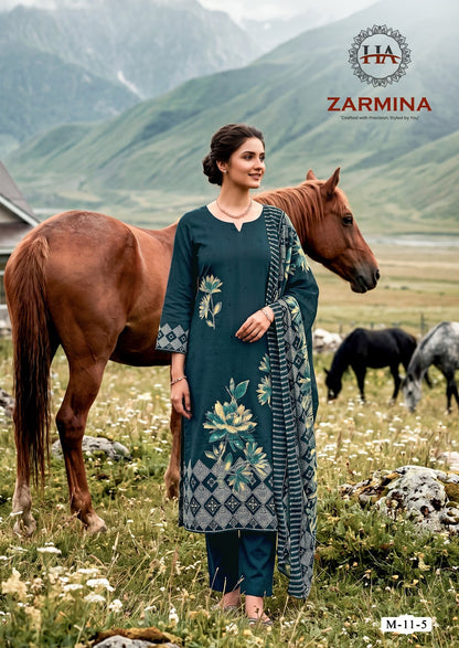 Zarmina Harshit Fashion Pure Zam Karachi Salwar Suits Wholesale Price