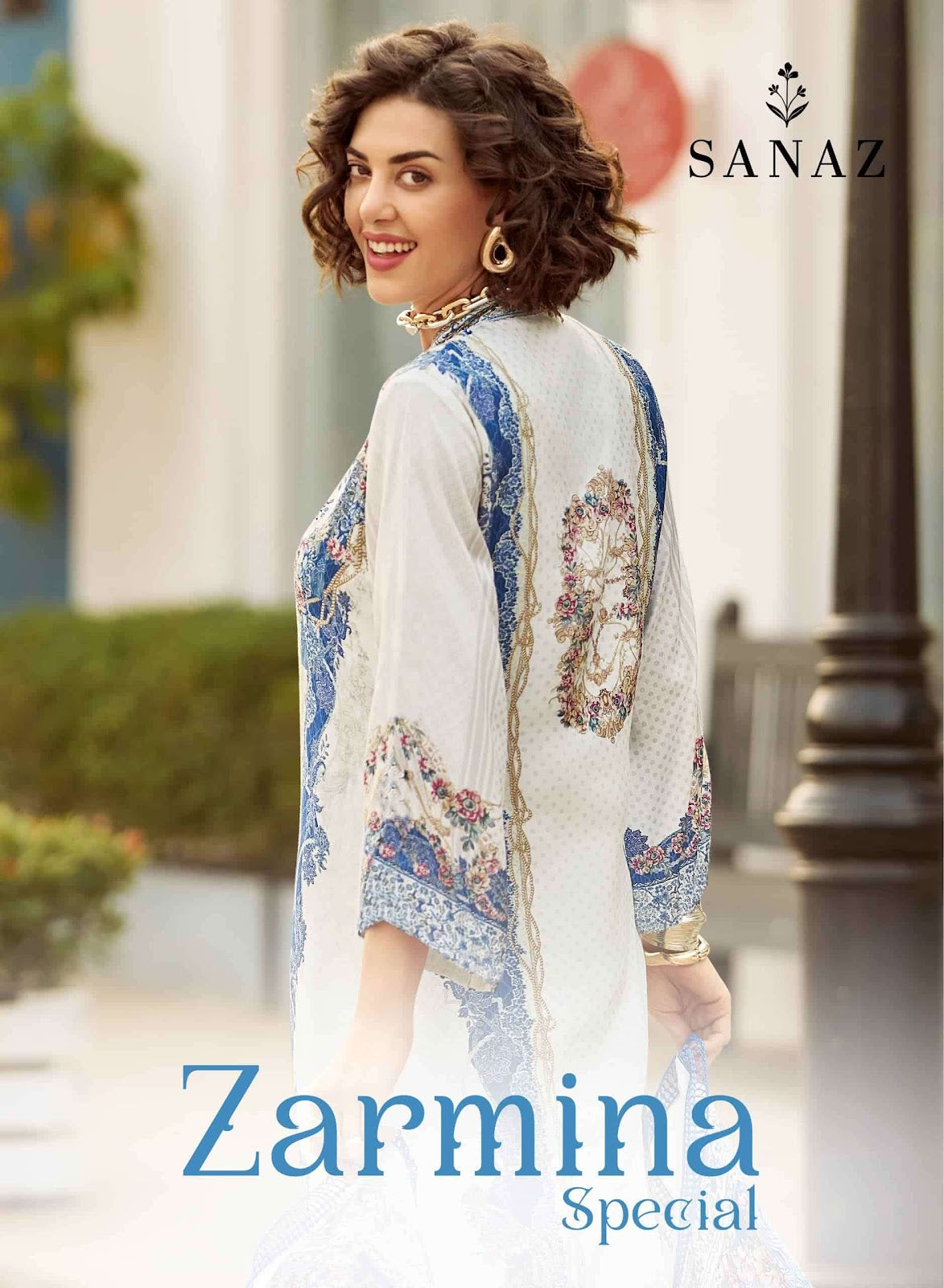 Zarmina Special Sanaz Viscose Muslin Pant Style Suits Manufacturer India