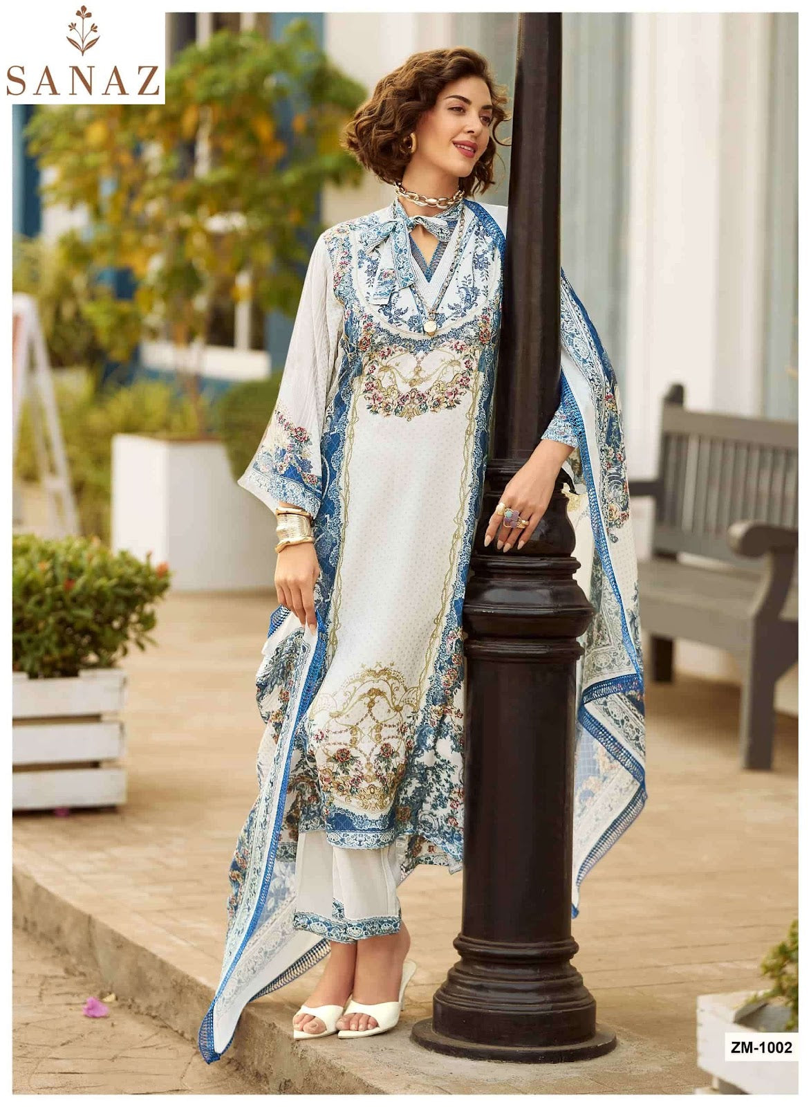 Zarmina Special Sanaz Viscose Muslin Pant Style Suits Manufacturer India