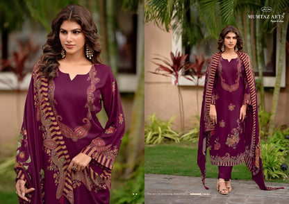 Zarnish Mumtaz Arts Viscose Pashmina Suits Supplier Ahmedabad