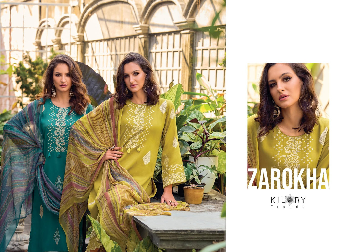 Zarokha 2 Kilory Jam Cotton Pant Style Suits Wholesale Price