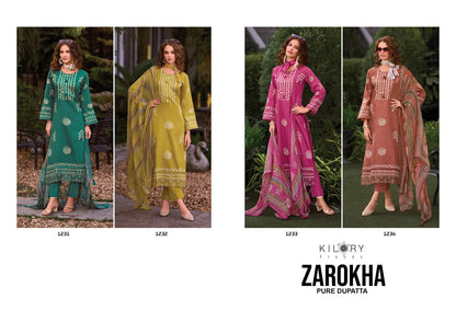 Zarokha Kilory Jam Cotton Pant Style Suits Manufacturer Gujarat