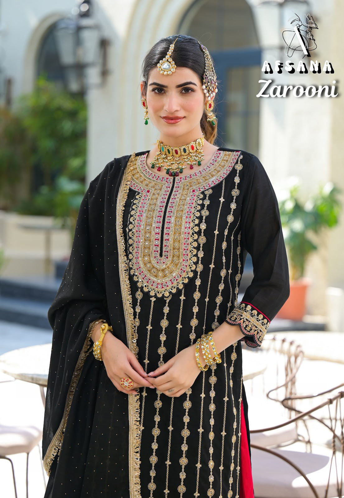 Zarooni Afsana Vichitra Pakistani Readymade Suits Supplier India