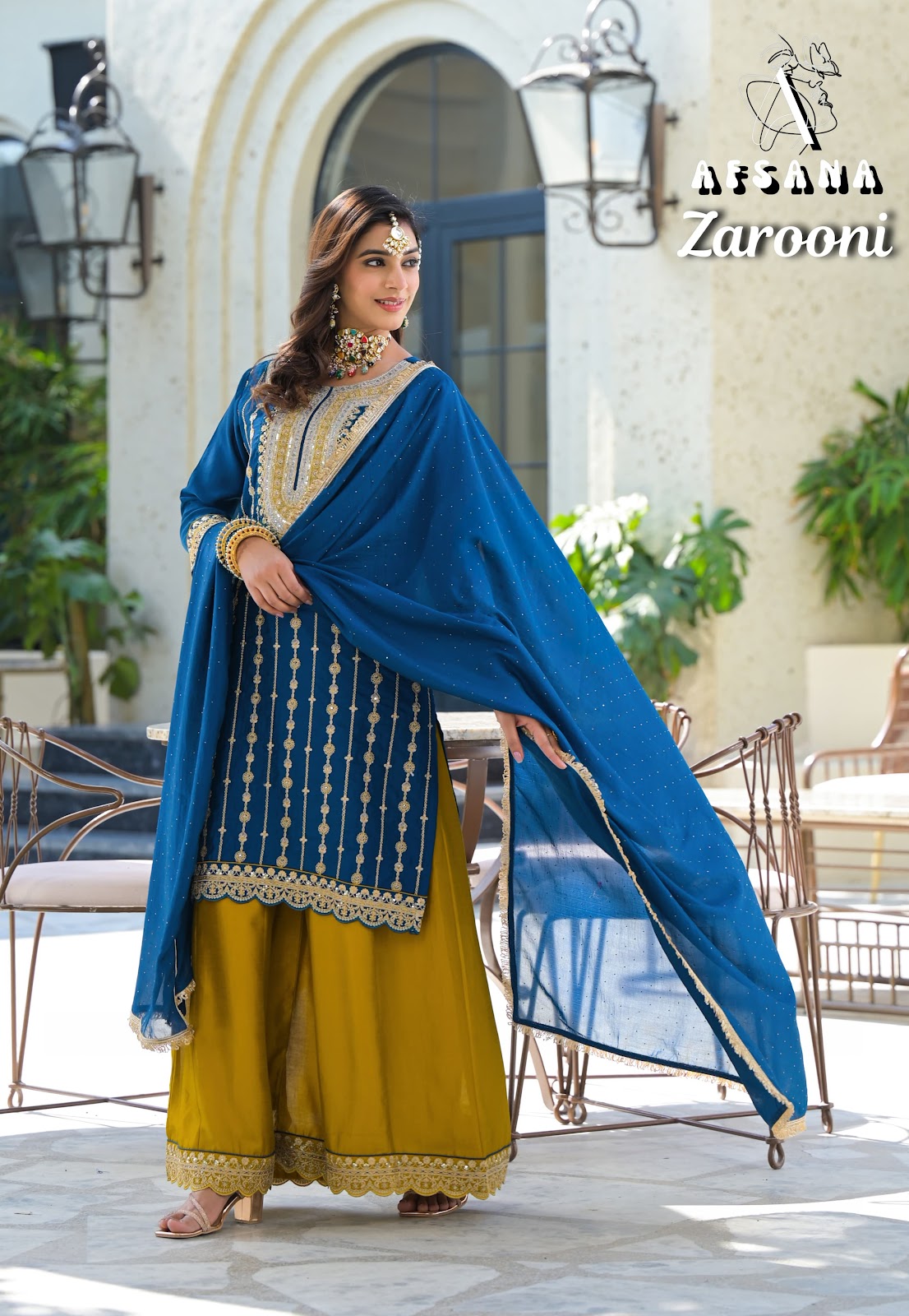 Zarooni Afsana Vichitra Pakistani Readymade Suits Supplier India