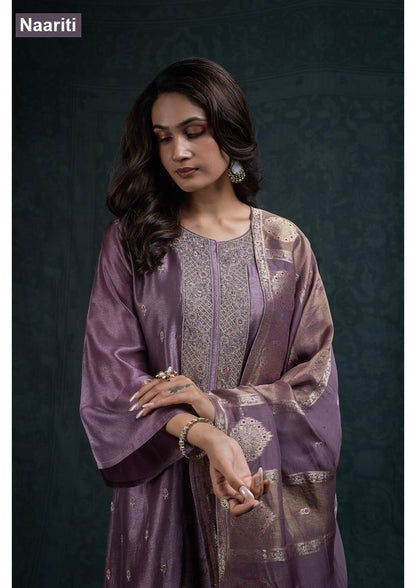 Zaroz 2789 Naariti Silk Pant Style Suits Supplier