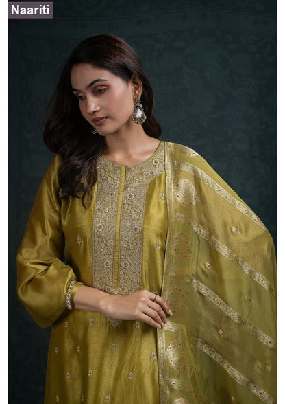 Zaroz 2789 Naariti Silk Pant Style Suits Supplier