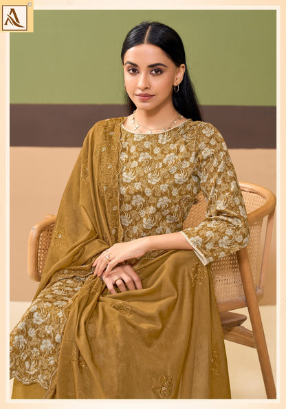 Zarqa Alok Pure Zam Pant Style Suits Exporter