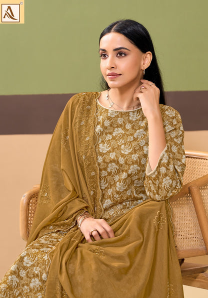 Zarqa Alok Pure Zam Pant Style Suits Exporter