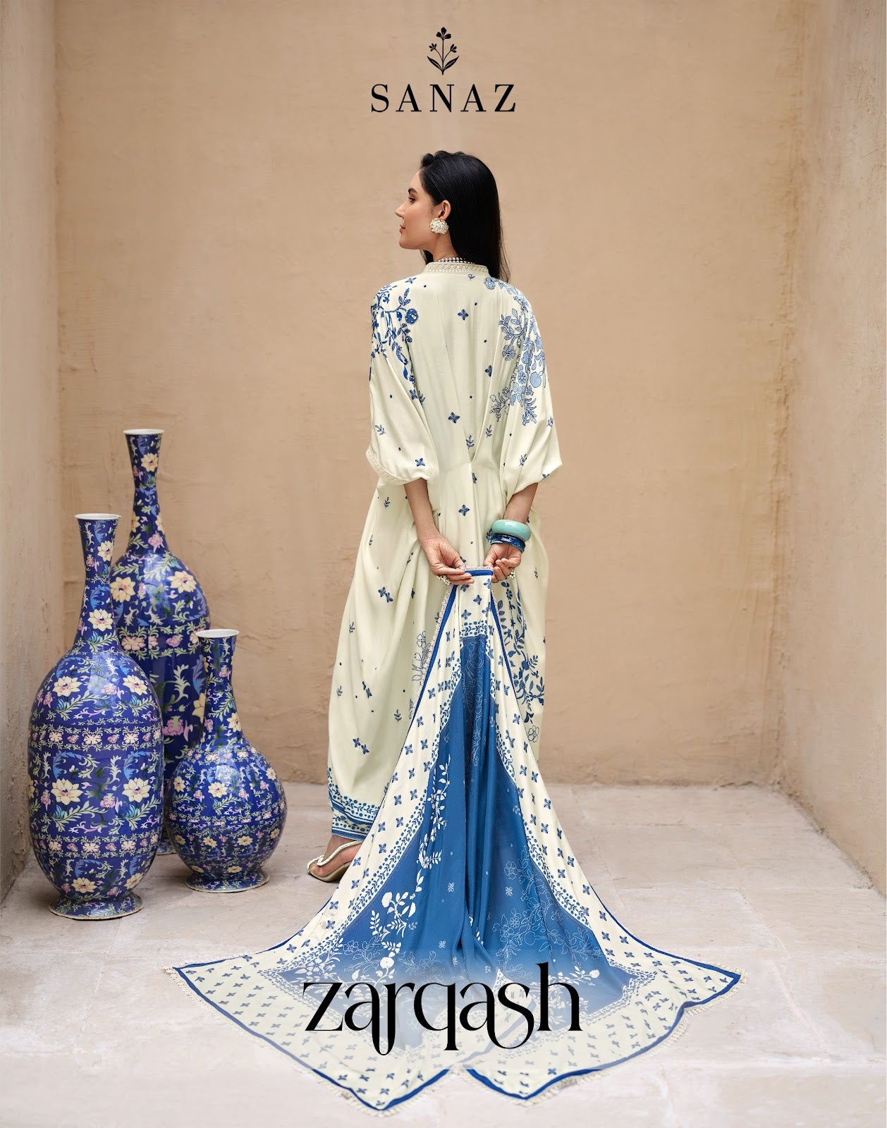 Zarqash Sanaz Viscose Muslin Pakistani Salwar Suits Manufacturer Ahmedabad