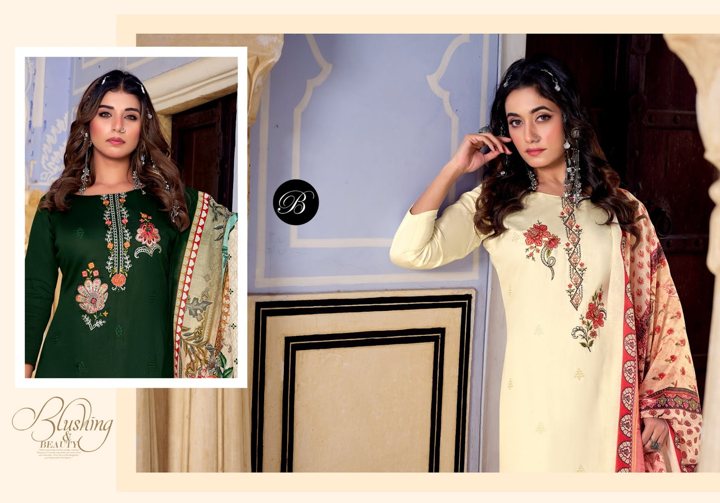 Zarqash Vol 11 Belliza Designer Studio Pure Jam Karachi Salwar Suits Manufacturer