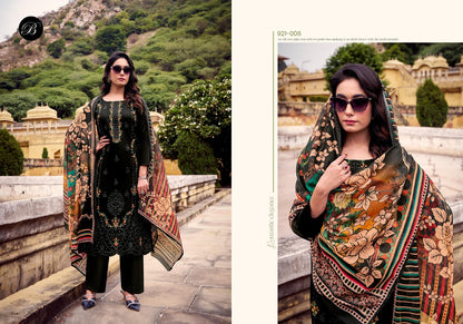 Zarqash Vol 12 Belliza Designer Studio Heavy Jaam Pakistani Salwar Suits Supplier Ahmedabad