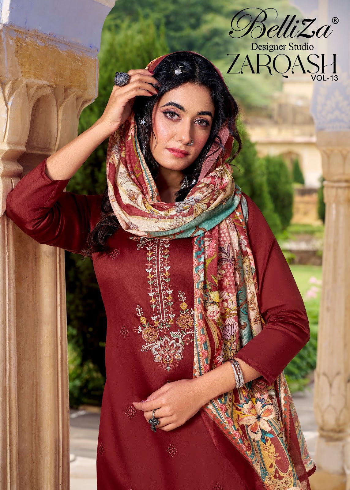 Zarqash Vol 13 Belliza Designer Studio Karachi Salwar Suits Exporter India