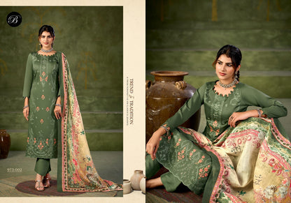 Zarqash Vol 16 Belliza Designer Studio Pure Jam Karachi Salwar Suits Supplier