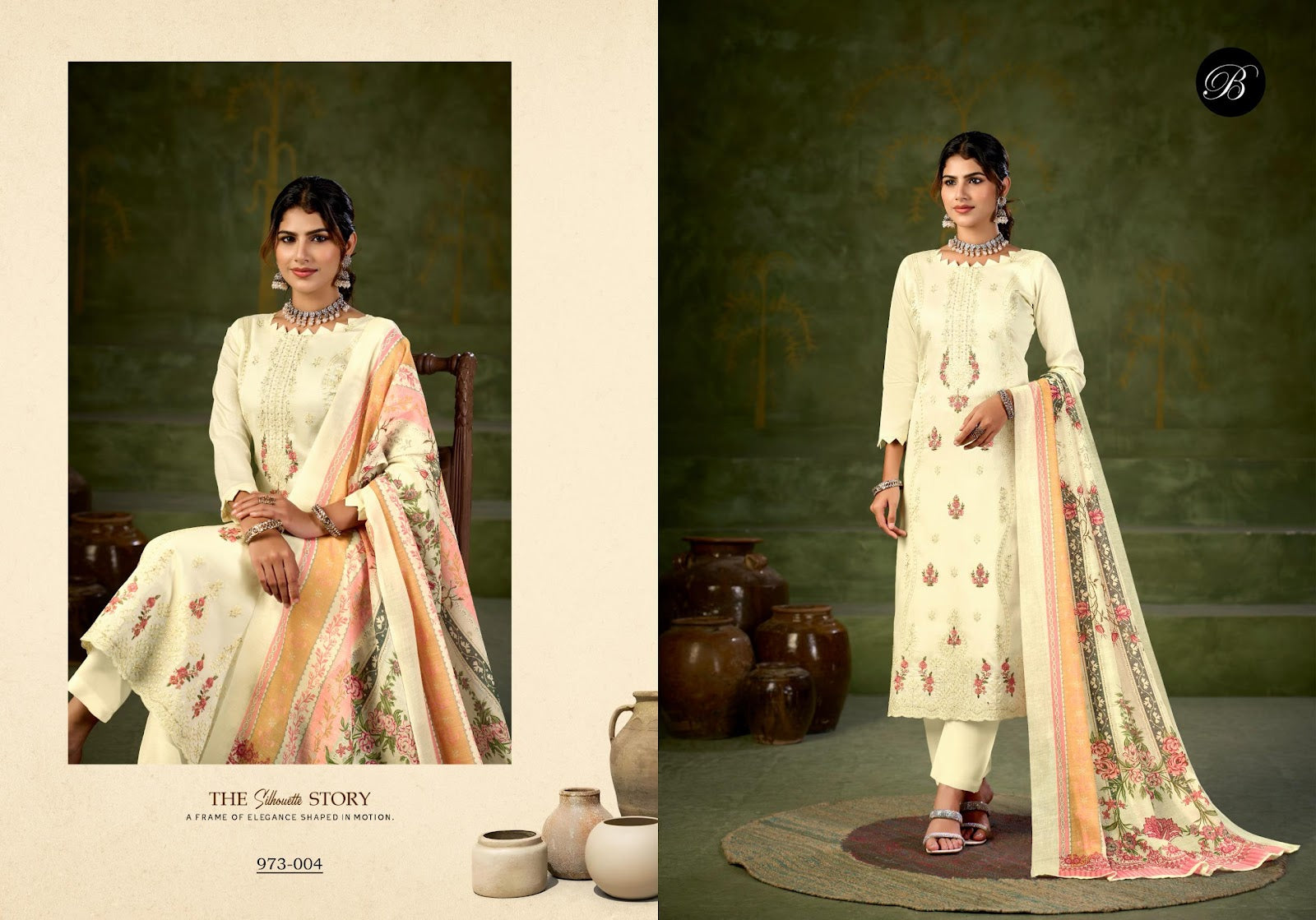 Zarqash Vol 16 Belliza Designer Studio Pure Jam Karachi Salwar Suits Supplier