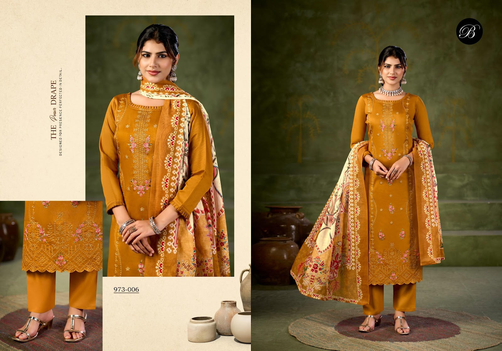 Zarqash Vol 16 Belliza Designer Studio Pure Jam Karachi Salwar Suits Supplier