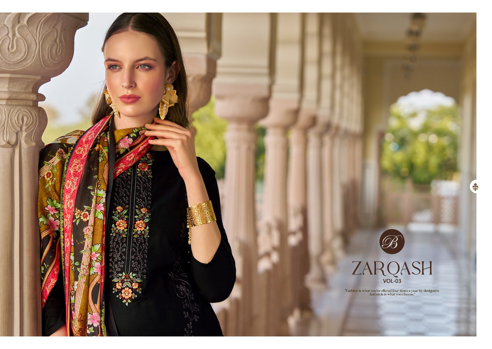Zarqash Vol 3 Belliza Designer Studio Pure Jam Karachi Salwar Suits Supplier