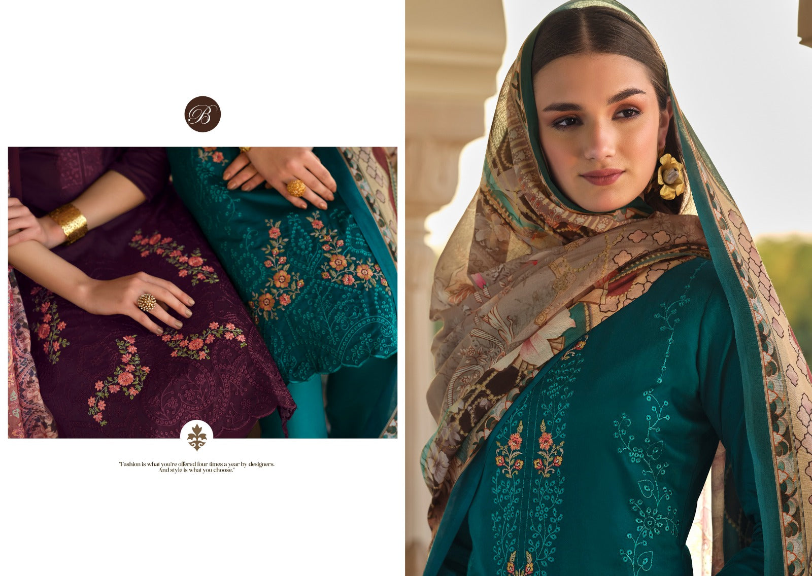 Zarqash Vol 3 Belliza Designer Studio Pure Jam Karachi Salwar Suits Supplier