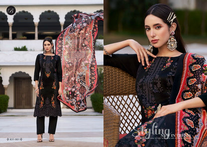 Zarqash Vol 4 Belliza Designer Studio Pure Viscose Karachi Salwar Suits Supplier Gujarat