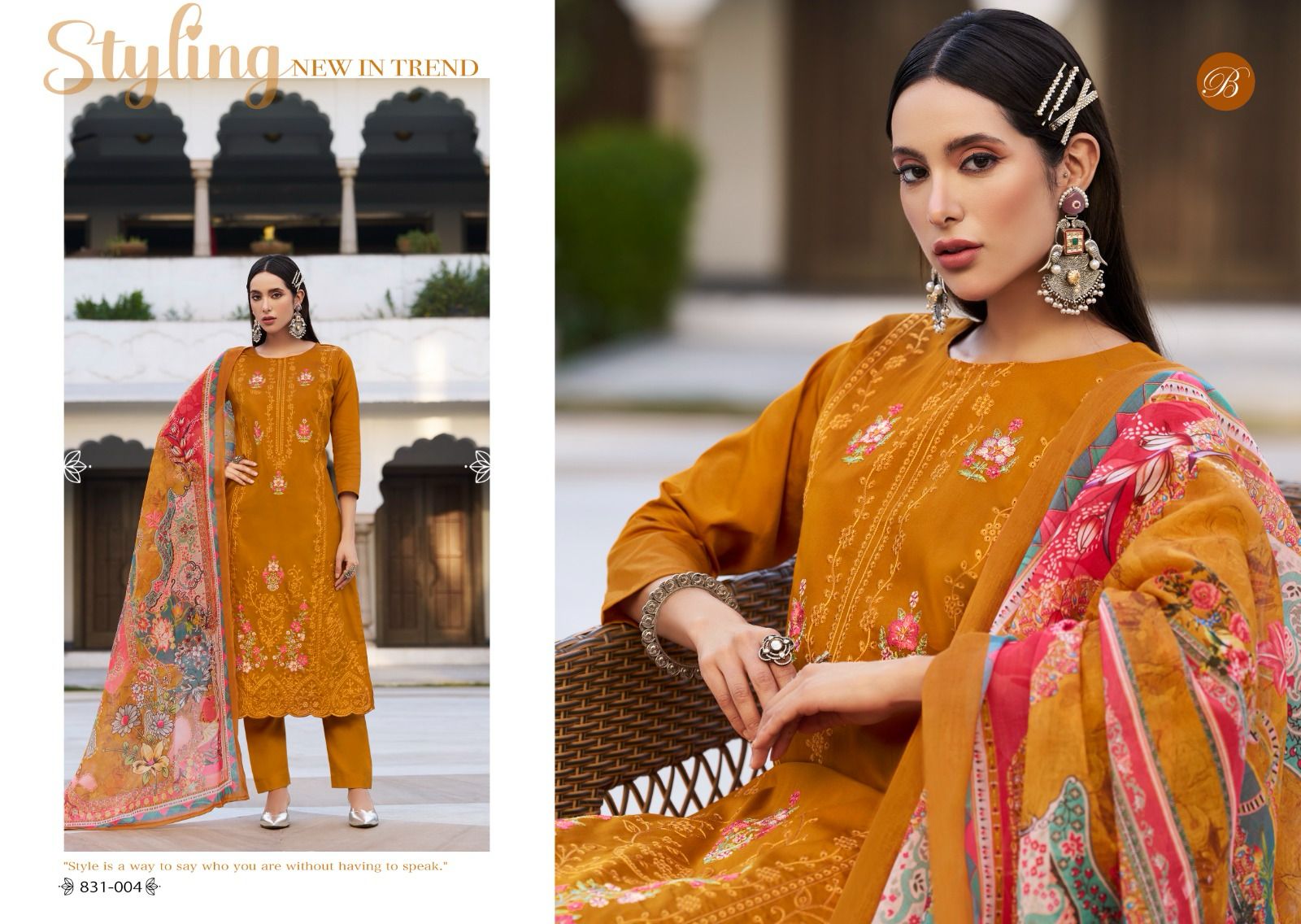 Zarqash Vol 4 Belliza Designer Studio Pure Viscose Karachi Salwar Suits Supplier Gujarat