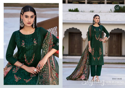 Zarqash Vol 4 Belliza Designer Studio Pure Viscose Karachi Salwar Suits Supplier Gujarat