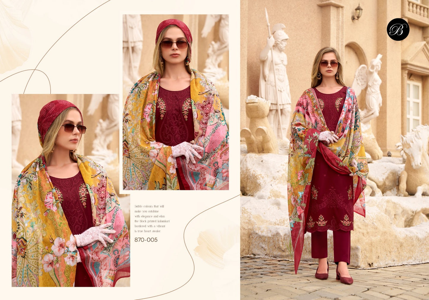 Zarqash Vol 7 Belliza Designer Studio Pure Jam Karachi Salwar Suits Manufacturer Gujarat
