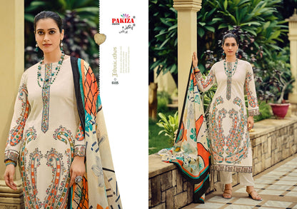 Zarqash Vol 99 Pakiza Prints Lawn Cotton Karachi Salwar Suits Exporter Ahmedabad