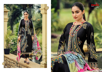 Zarqash Vol 99 Pakiza Prints Lawn Cotton Karachi Salwar Suits Exporter Ahmedabad