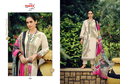 Zarqash Vol 99 Pakiza Prints Lawn Cotton Karachi Salwar Suits Exporter Ahmedabad