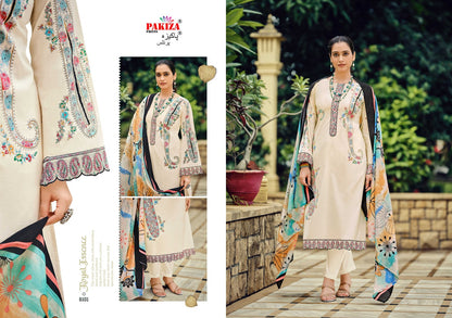 Zarqash Vol 99 Pakiza Prints Lawn Cotton Karachi Salwar Suits Exporter Ahmedabad