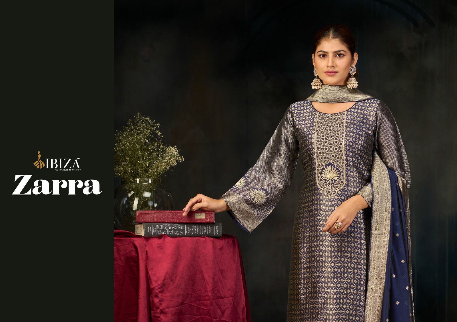 Zarra Ibiza Pure Silk Pant Style Suits Supplier India