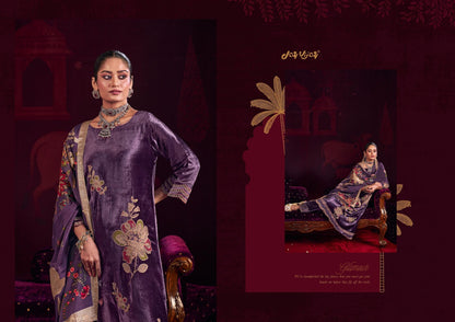 Zarrak Jay Vijay Viscose Velvet Suits Manufacturer Ahmedabad