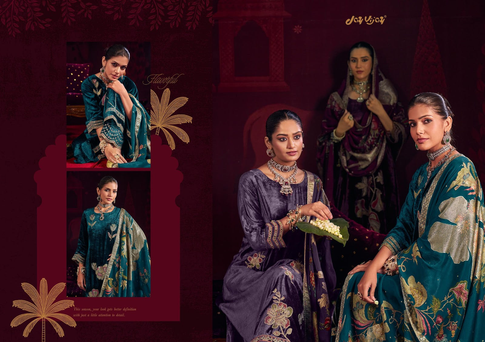 Zarrak Jay Vijay Viscose Velvet Suits Manufacturer Ahmedabad