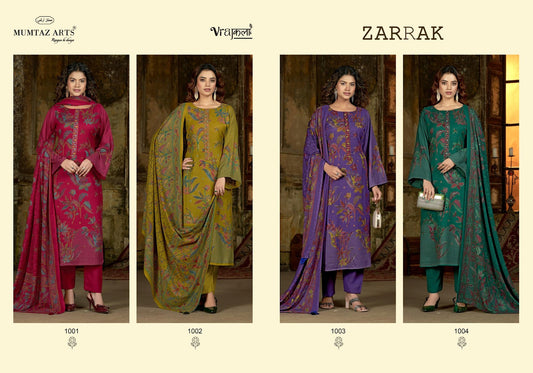 Zarrak Mumtaz Arts Viscose Pashmina Suits Wholesaler