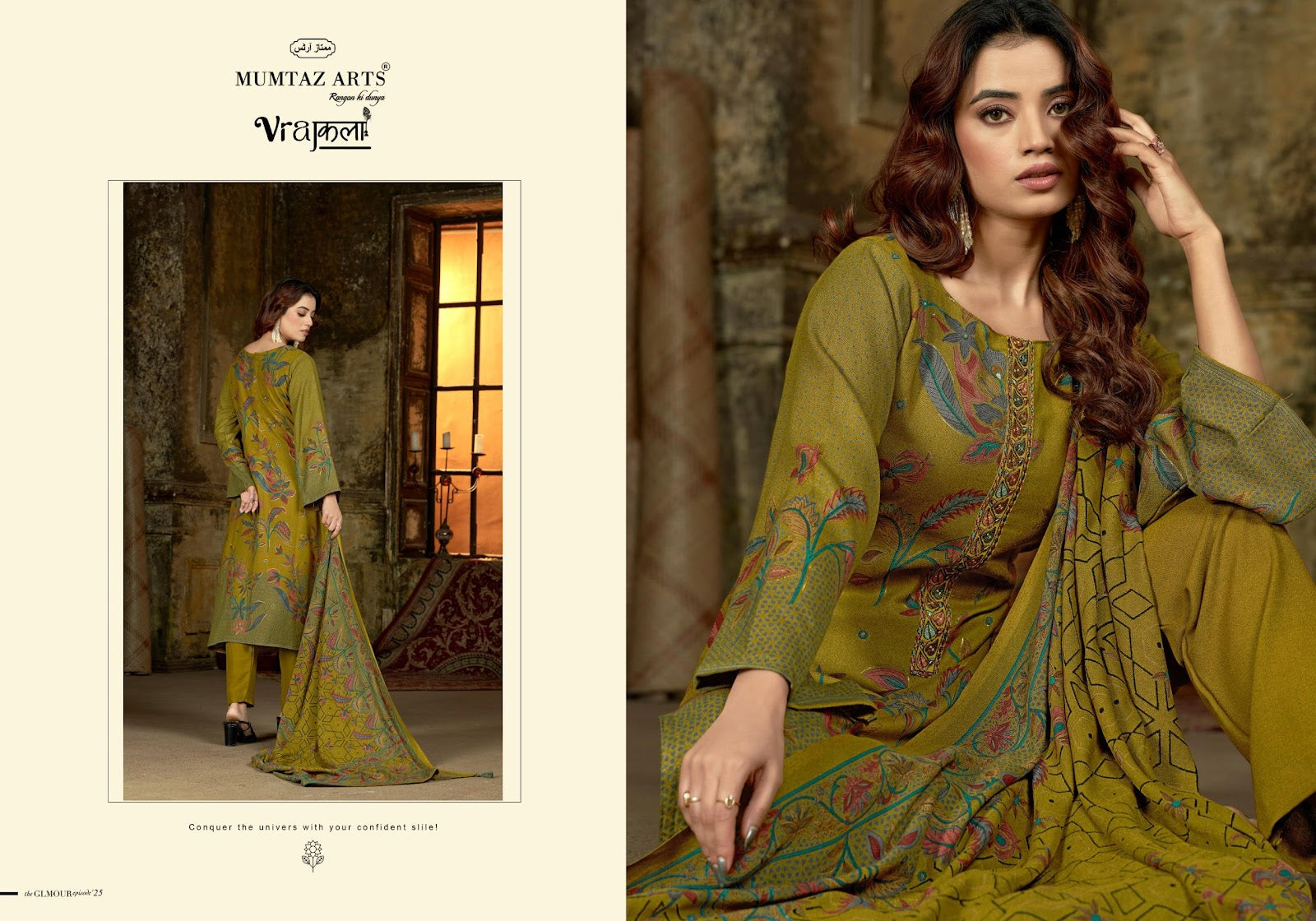 Zarrak Mumtaz Arts Viscose Pashmina Suits Wholesaler